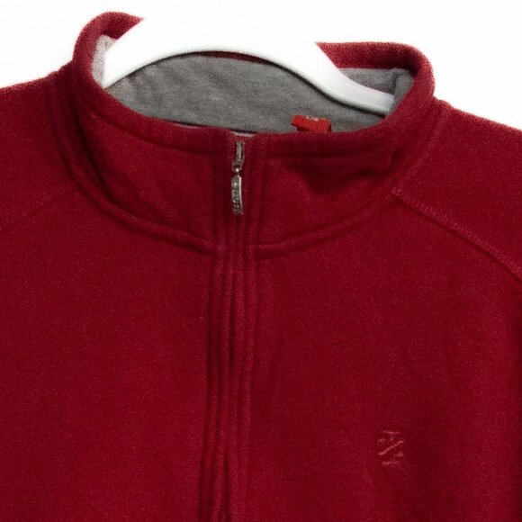 Charles River Mens Half-Zip Pullover Jacket Red Size L - Picture 2 of 8